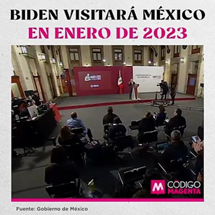 Biden visitará México en enero de 2023