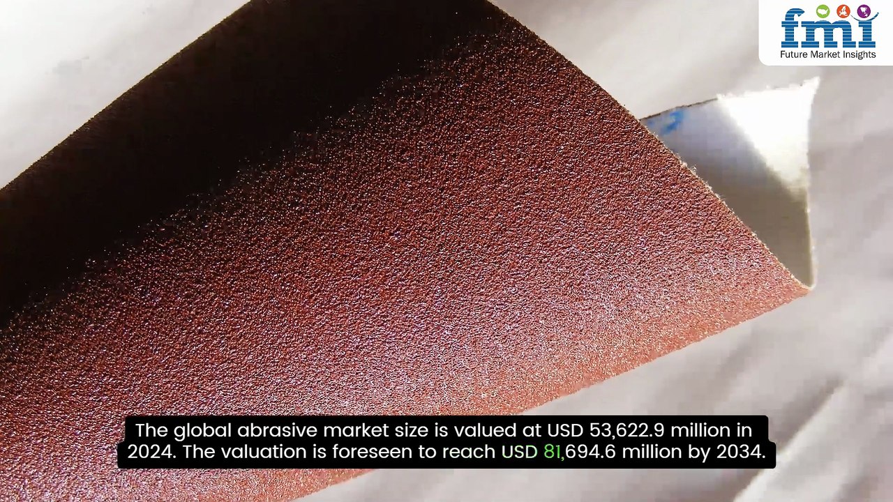 Abrasive Market Forecasted to Hit USD 81,694.6 Million by 2034, Expanding at 4.3% CAGR