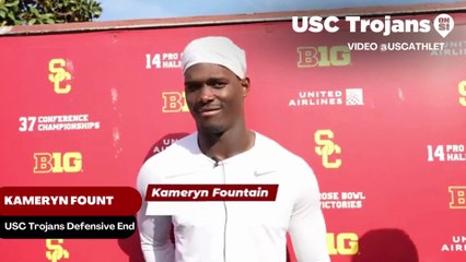 USC Trojans Defensive End Kameryn Fountain On New Install