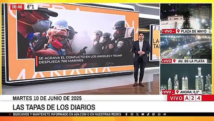 🌎 SE AGRAVA EL CONFLICTO EN LOS ÁNGELES: TRUMP DESPLIEGA 700 MARINES