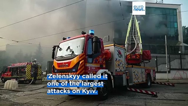 Russia attacks Kyiv residential areas and Odesa maternity hospital with missiles and drones