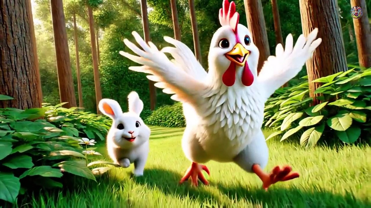A rabbit is surviving from leeches in a rainforest.