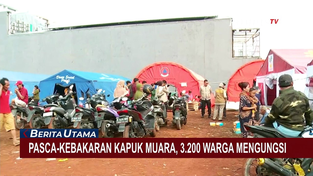 Pasca Kebakaran di Penjaringan, 3.200 Warga Terdampak Masih Mengungsi di Posko
