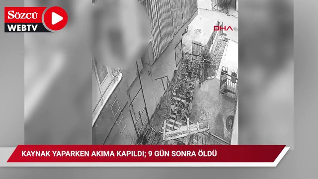 Kaynak yaparken akıma kapılan işçi felaketi yaşadı
