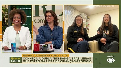 Irmãs da Grande SP entram para lista mundial de 100 crianças-prodígio | Melhor da Tarde