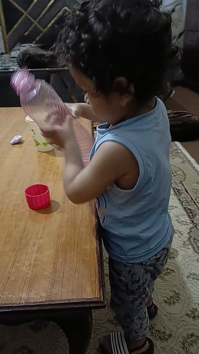 Baby's Experiment Time😀