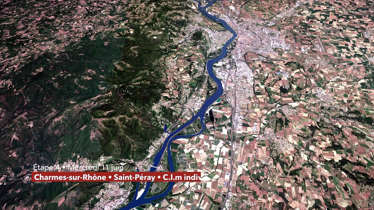 Critérium du Dauphiné, Étape 4 : Charmes-sur-Rhône - Saint-Péray, parcours, profil et horaire - Cyclisme - Dauphiné