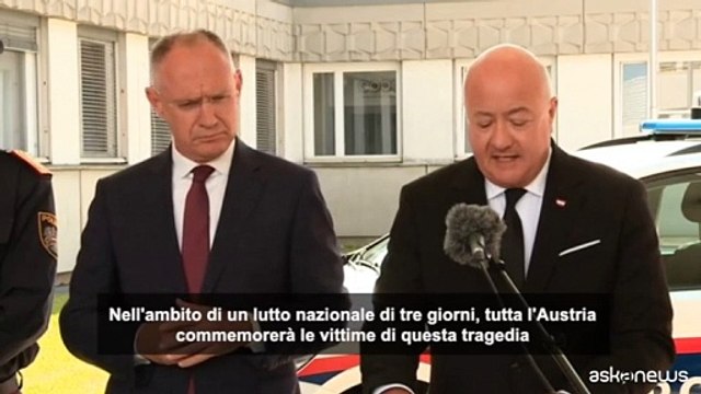Austria, governo dichiara tre giorni di lutto dopo la sparatoria Graz