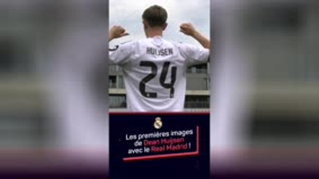 Real Madrid - Les premières images de Huijsen sous ses nouvelles couleurs