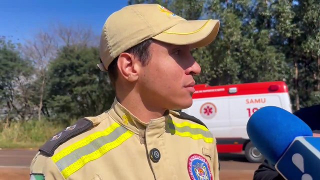 motorista sofre ferimentos após colisão contra carreta em Umuarama