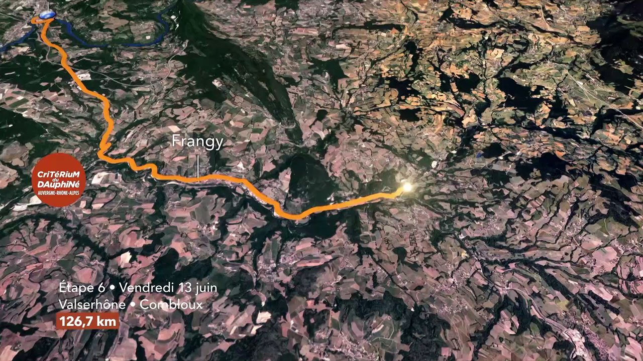 Critérium du Dauphiné, Étape 6 : Valserhône - Combloux, parcours, profil et horaire - Cyclisme - Dauphiné