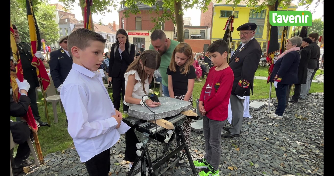Très émouvante inauguration du Jardin des Justes de Tournai
