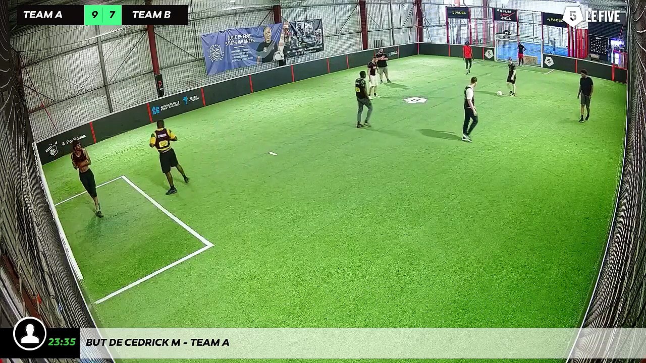 But de Cedrick M - Team A