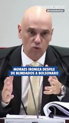 Moraes ironiza desfile de blindados: “Estavam meio esfumaçados”