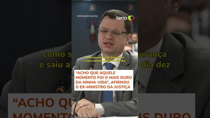 Anderson Torres diz que ficou transtornado ao saber da ordem de prisão nos EUA #shorts