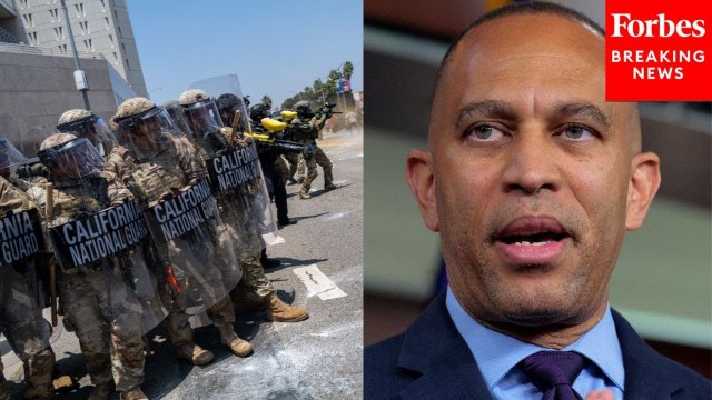 Hakeem Jeffries Asked About Potential Investigations Into The Handling Of Protests In Los Angeles