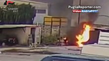 Bisceglie: lui muore nell'incendio. Il cane resta in attesa, invano, del ritorno del suo amico umano - video