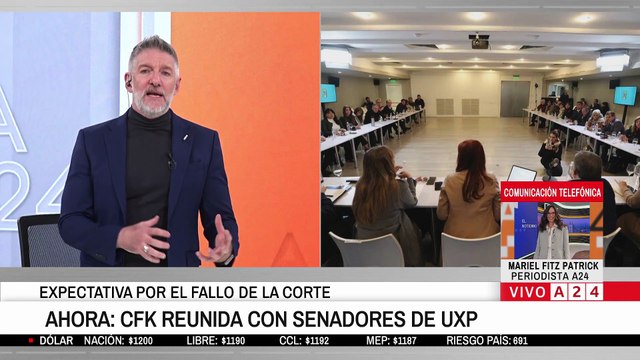 📢 CAUSA VIALIDAD: CRISTINA KIRCHNER REUNIDA CON SENADORES DE UNIÓN POR LA PATRIA