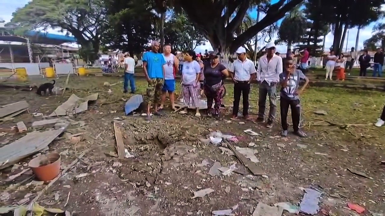 Cuatro muertos en múltiples ataques con disparos y explosivos de guerrilleros en Colombia