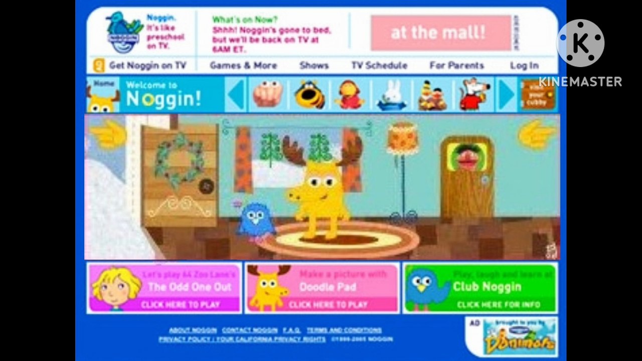 Noggin Warm and Fuzzy Holiday Party [Event] Banner (December 2003-2008)