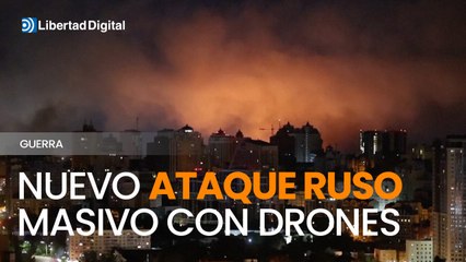 Nuevo ataque masivo con drones de Rusia deja un muerto y varios heridos en Ucrania