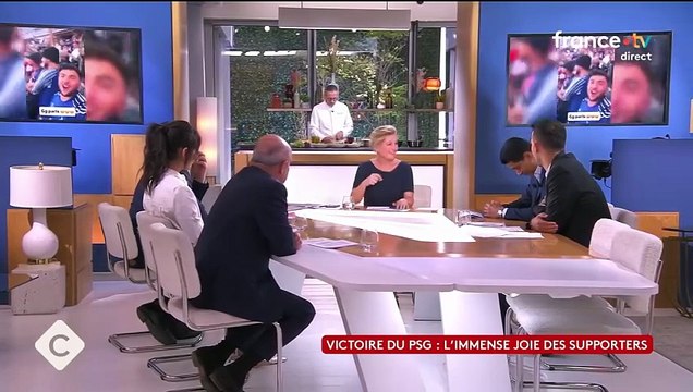 Une figure du PSG émue sur le plateau de C à Vous . Nasser al-Khelaïfi (président du PSG), Luis Enrique, Luis Campos, Khvicha Kvaratkshelia,Gonçalo Ramos, Ousmane Dembélé, Marco Asensio, Kang-In Lee, Randal Kolo Muani, Senny Mayulu, Bradley Barcola, I