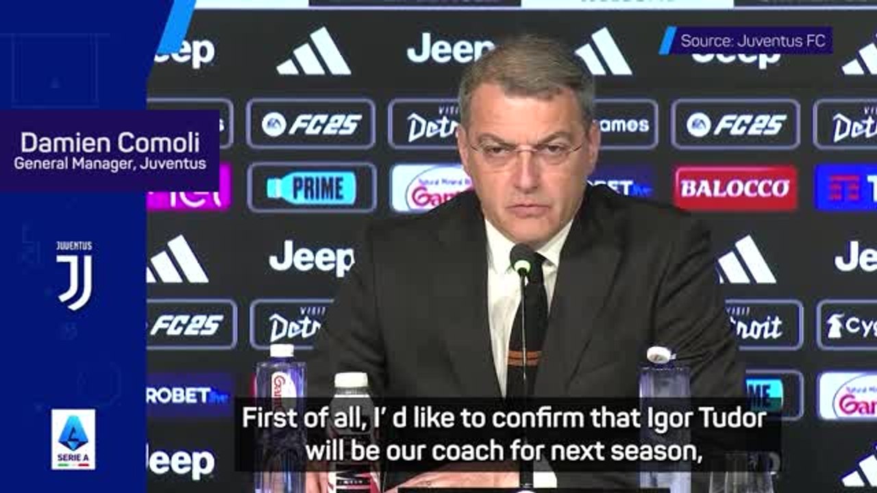 Juventus confirm Tudor will remain in charge next season