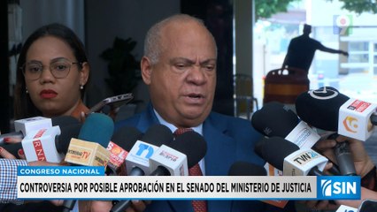 Polémica tentativa de aprobación del ministerio de justicia | Primera Emisión SIN