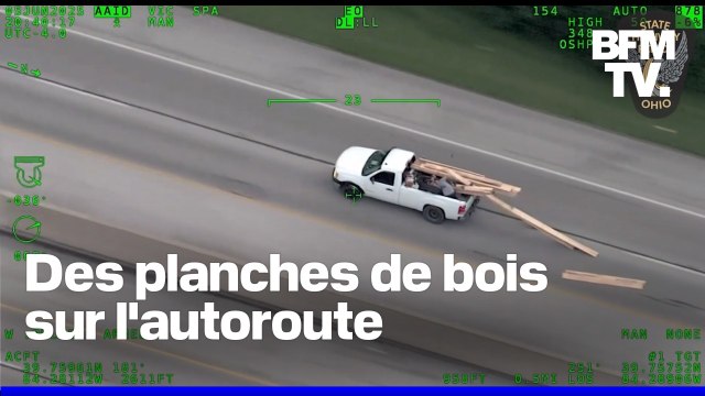 États Unis: en pleine course poursuite, il lance des planches en bois pour semer la police