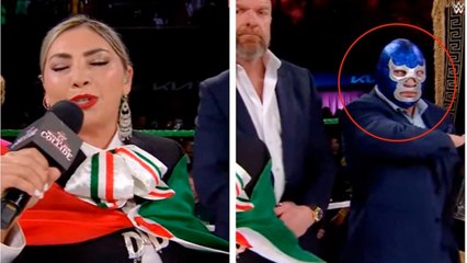 Blue Demon Jr. confiesa molestia tras error en el Himno Nacional en la WWE
