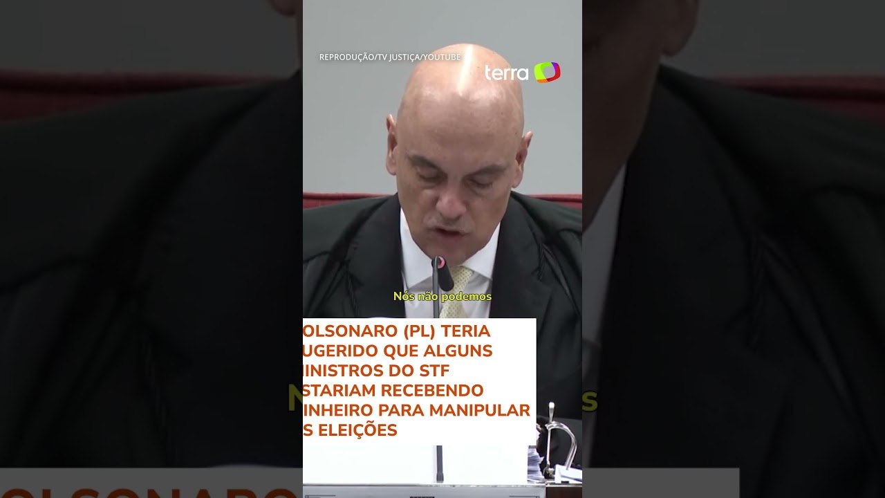 Bolsonaro pede desculpas a Moraes e diz que não tinha indícios de corrupção de ministros do TSE