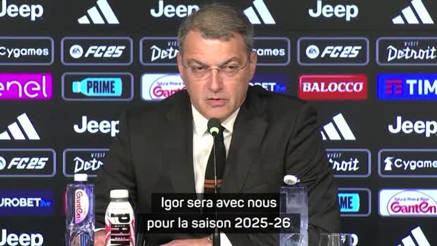 Mercato Juventus : Damien Comolli - "Igor Tudor sera avec nous pour la saison 2025-26 et, je l'espère, au-delà"
