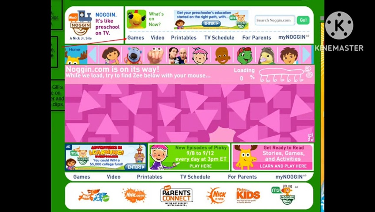 Noggin - Words Of Wonder Month [Event] Banner (April 2006-September 28, 2009)