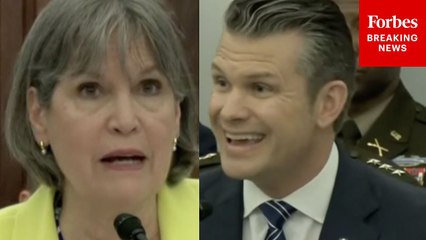 Betty McCollum & Pete Hegseth Have Tense Exchange Over Trump Sending Troops To Los Angeles