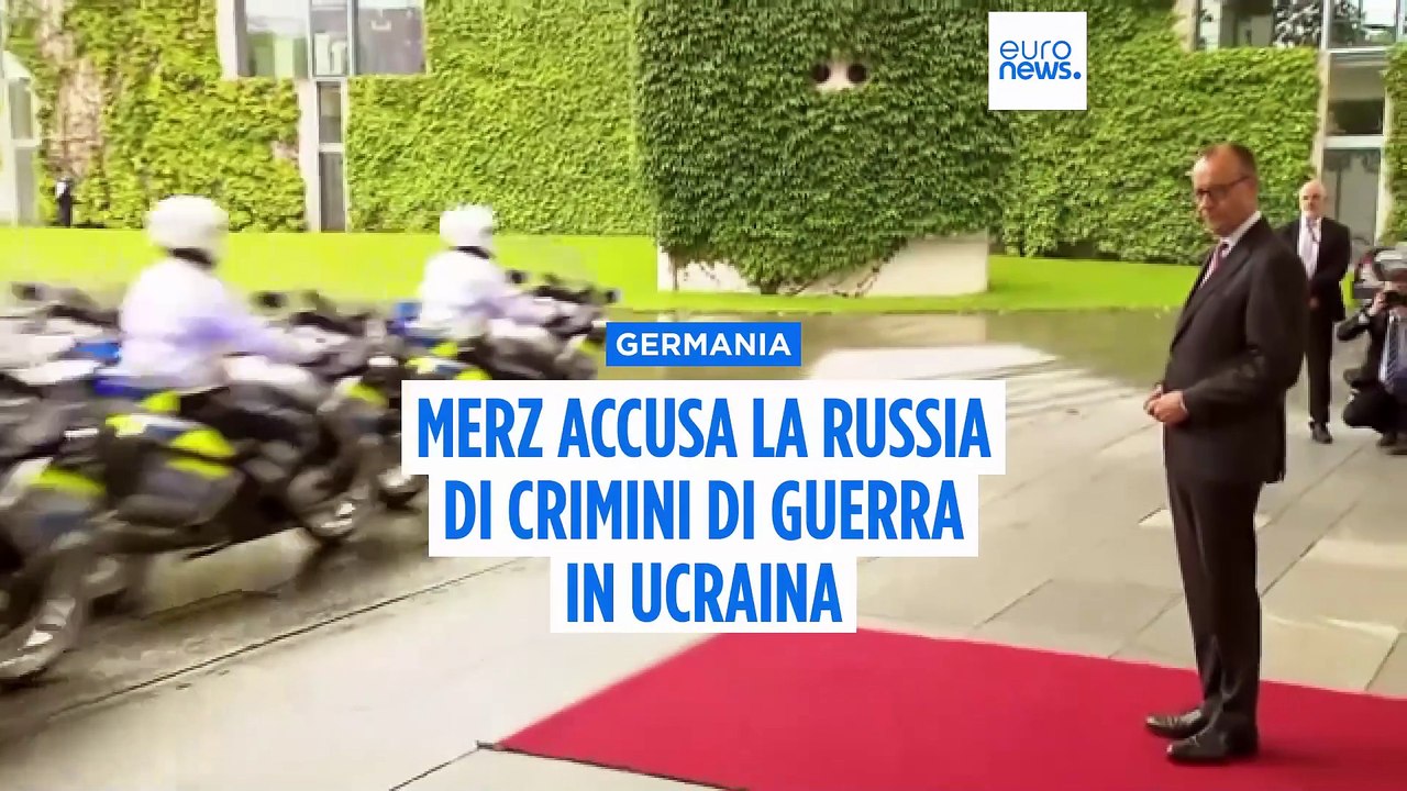 Ucraina, Merz accusa la Russia di "terrore contro i civili" dopo gli attacchi a Kiev e Odessa