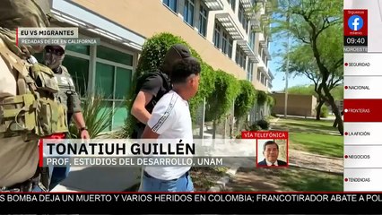 Trump está avanzando hacia una militarización explícita, afirma profesor de la UNAM