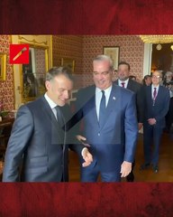 Presidente francés Emmanuel Macron manifiesta interés de su gobierno en financiar el tren metropolitano de SD y el plan integral de transporte del GSD