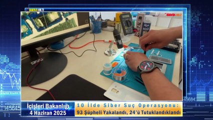 10 İlde Siber Suç Operasyonu: 93 Şüpheli Yakalandı, 24’ü Tutuklandı