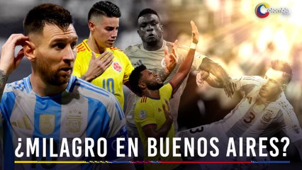 Desventaja, frío y bajas: Colombia ante una Argentina letal con Messi desde el inicio
