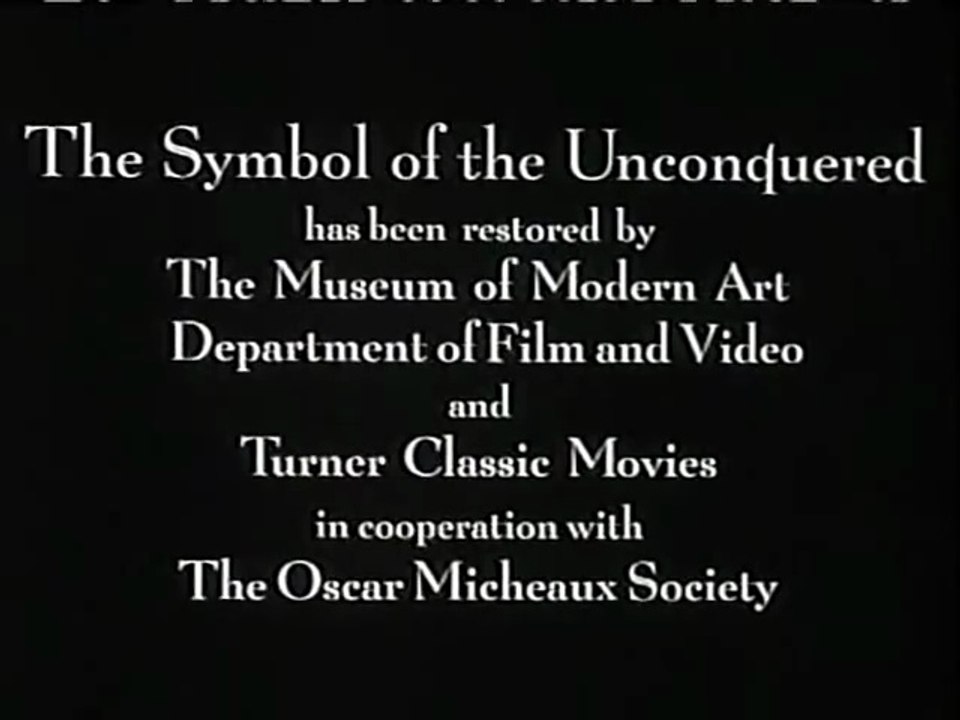 The Symbol of the Unconquered (1920) – A Silent Drama of Race and Resilience