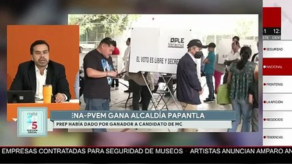 Máynez acusa fraude en Papantla y abre posibilidad de recuento de votos