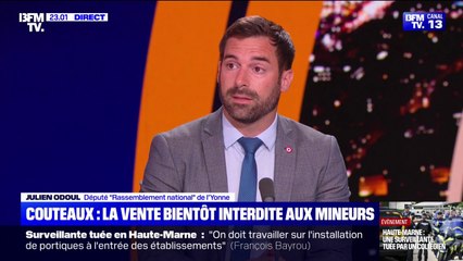 Surveillante tuée à Nogent: "Le principal responsable, c'est le bilan et le manque d'action" d'Emmanuel Macron, affirme Julien Odoul (RN)