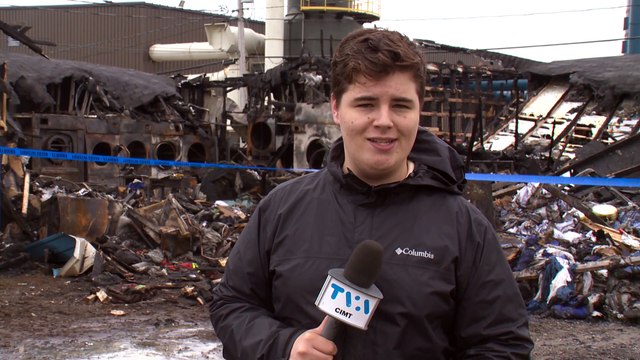 Incendie majeur chez Buanderie Normand et Fils à Rivière-du-Loup 2