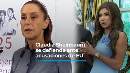 Achaca Noem a Sheinbaum disturbios en Los Ángeles