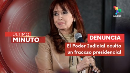 Expdta. Cristina Fernández denunció el cepo del Poder Judicial al voto popular