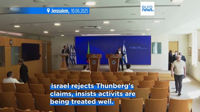 Israel deports Greta Thunberg and three other activists aboard Gaza aid boat