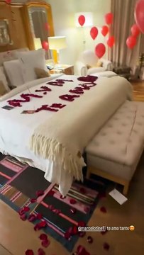 Cena íntima, rosas y amor: la romántica sorpresa de Marcelo Tinelli a Milett Figueroa por su cumpleaños