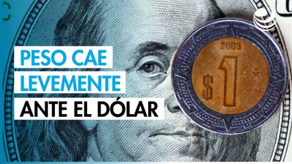 Peso cae levemente; mercado espera dato de inflación de EU