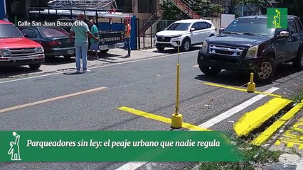 Parqueadores sin ley: el peaje urbano que nadie regula