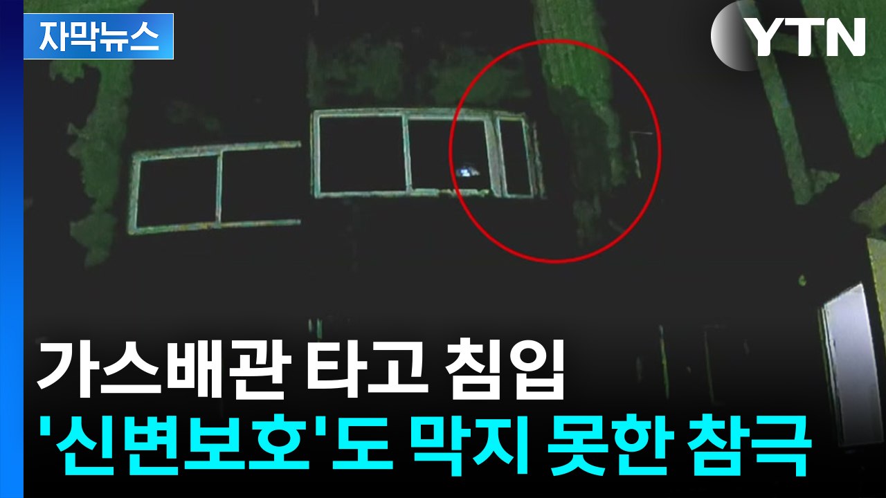 [자막뉴스] 벽 타고 올라오더니...'신변보호'도 막지 못한 참극 / YTN